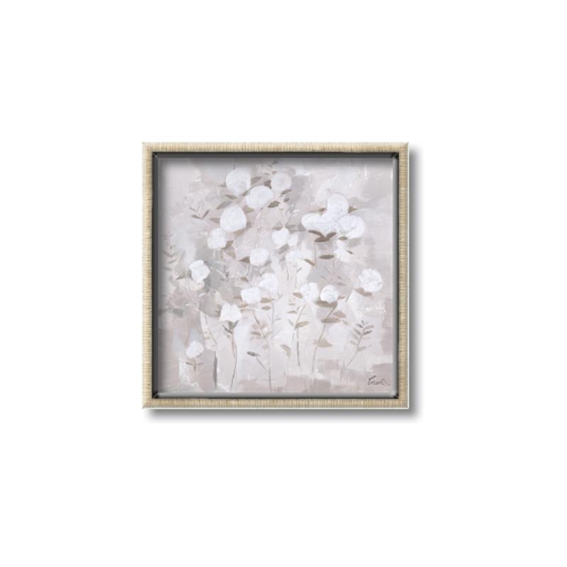 Picture of White Flower Buds _GroupedProduct_Square_Canvas_Framed_
