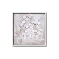 Picture of White Flower Buds _GroupedProduct_Square_Canvas_Framed_