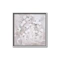 Picture of White Flower Buds _GroupedProduct_Square_Canvas_Framed_