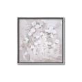 Picture of White Flower Buds _GroupedProduct_Square_Canvas_Framed_