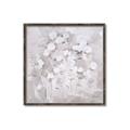 Picture of White Flower Buds _GroupedProduct_Square_Canvas_Framed_