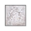 Picture of White Flower Buds _GroupedProduct_Square_Canvas_Framed_