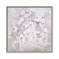 Picture of White Flower Buds _GroupedProduct_Square_Canvas_Framed_