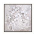 Picture of White Flower Buds _GroupedProduct_Square_Canvas_Framed_