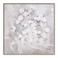 Picture of White Flower Buds _GroupedProduct_Square_Canvas_Framed_