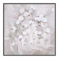 Picture of White Flower Buds _GroupedProduct_Square_Canvas_Framed_