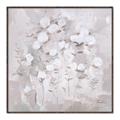 Picture of White Flower Buds _GroupedProduct_Square_Canvas_Framed_