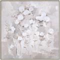 Picture of White Flower Buds _GroupedProduct_Square_Canvas_Framed_