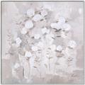 Picture of White Flower Buds _GroupedProduct_Square_Canvas_Framed_