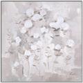 Picture of White Flower Buds _GroupedProduct_Square_Canvas_Framed_