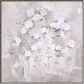 Picture of White Flower Buds _GroupedProduct_Square_Canvas_Framed_
