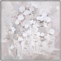 Picture of White Flower Buds _GroupedProduct_Square_Canvas_Framed_