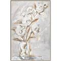 Picture of Sketched flowers _GroupedProduct_Rectangle_Portrait_Canvas_Framed_