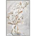 Picture of Sketched flowers _GroupedProduct_Rectangle_Portrait_Canvas_Framed_