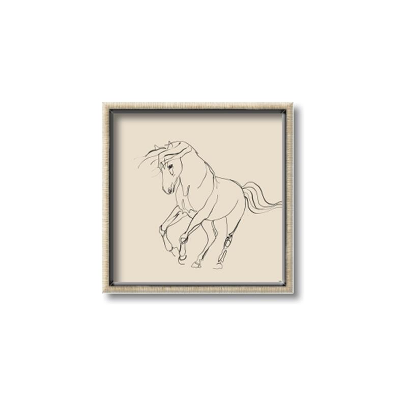 Picture of Sketched Horse I  _GroupedProduct_Square_Canvas_Framed_