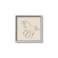 Picture of Sketched Horse I  _GroupedProduct_Square_Canvas_Framed_