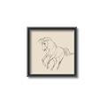 Picture of Sketched Horse I  _GroupedProduct_Square_Canvas_Framed_