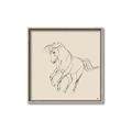 Picture of Sketched Horse I  _GroupedProduct_Square_Canvas_Framed_