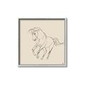 Picture of Sketched Horse I  _GroupedProduct_Square_Canvas_Framed_