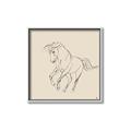 Picture of Sketched Horse I  _GroupedProduct_Square_Canvas_Framed_