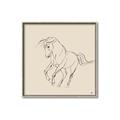 Picture of Sketched Horse I  _GroupedProduct_Square_Canvas_Framed_