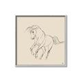Picture of Sketched Horse I  _GroupedProduct_Square_Canvas_Framed_