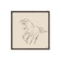Picture of Sketched Horse I  _GroupedProduct_Square_Canvas_Framed_