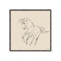 Picture of Sketched Horse I  _GroupedProduct_Square_Canvas_Framed_