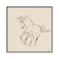 Picture of Sketched Horse I  _GroupedProduct_Square_Canvas_Framed_