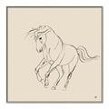 Picture of Sketched Horse I  _GroupedProduct_Square_Canvas_Framed_