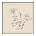 Picture of Sketched Horse I  _GroupedProduct_Square_Canvas_Framed_
