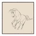 Picture of Sketched Horse I  _GroupedProduct_Square_Canvas_Framed_