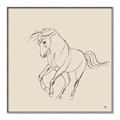 Picture of Sketched Horse I  _GroupedProduct_Square_Canvas_Framed_