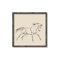 Picture of Sketched Horse II  _GroupedProduct_Square_Canvas_Framed_