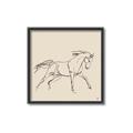Picture of Sketched Horse II  _GroupedProduct_Square_Canvas_Framed_