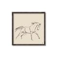 Picture of Sketched Horse II  _GroupedProduct_Square_Canvas_Framed_