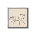Picture of Sketched Horse II  _GroupedProduct_Square_Canvas_Framed_