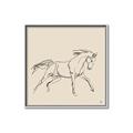 Picture of Sketched Horse II  _GroupedProduct_Square_Canvas_Framed_