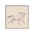 Picture of Sketched Horse II  _GroupedProduct_Square_Canvas_Framed_