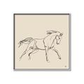 Picture of Sketched Horse II  _GroupedProduct_Square_Canvas_Framed_