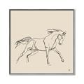 Picture of Sketched Horse II  _GroupedProduct_Square_Canvas_Framed_