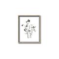Picture of Black Botanical II  _GroupedProduct_Rectangle_Portrait_Canvas_Framed_