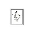 Picture of Black Botanical II  _GroupedProduct_Rectangle_Portrait_Canvas_Framed_