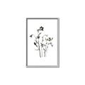 Picture of Black Botanical II  _GroupedProduct_Rectangle_Portrait_Canvas_Framed_