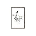 Picture of Black Botanical II  _GroupedProduct_Rectangle_Portrait_Canvas_Framed_