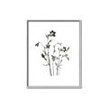 Picture of Black Botanical II  _GroupedProduct_Rectangle_Portrait_Canvas_Framed_