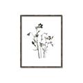 Picture of Black Botanical II  _GroupedProduct_Rectangle_Portrait_Canvas_Framed_