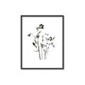Picture of Black Botanical II  _GroupedProduct_Rectangle_Portrait_Canvas_Framed_