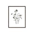 Picture of Black Botanical II  _GroupedProduct_Rectangle_Portrait_Canvas_Framed_