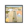 Picture of Multicolour Farm Landscape _GroupedProduct_Square_Canvas_Framed_